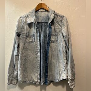 Denim Button-Up Shirt